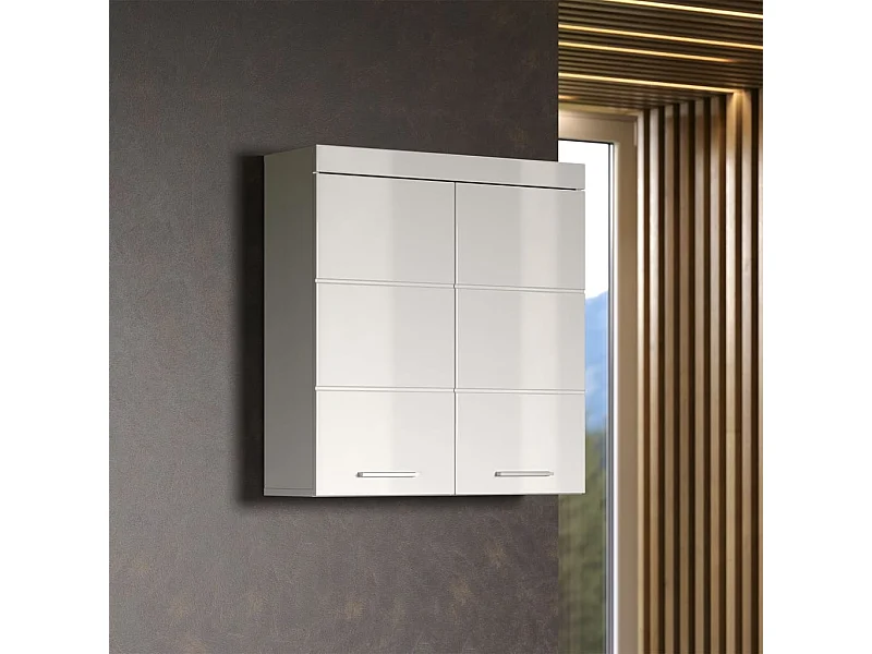 Armoire murale de salle de bain Amanda blanc