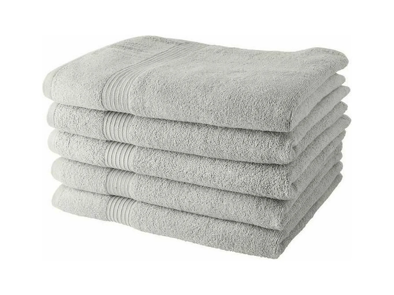 5 Draps de Bain 70 x 130 cmCraie