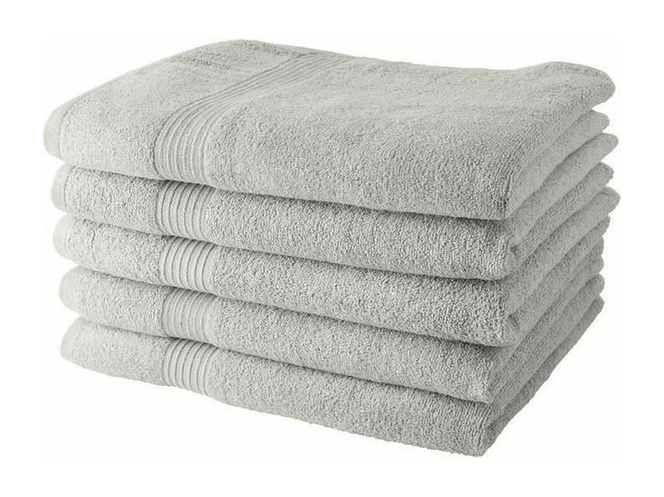 5 Draps de Bain 70 x 130 cmCraie