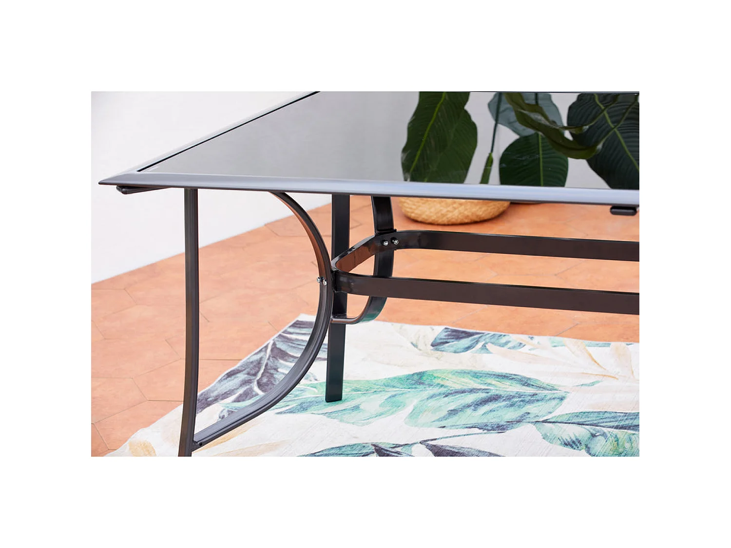 Table de jardin aluminium 10 places RIMINI