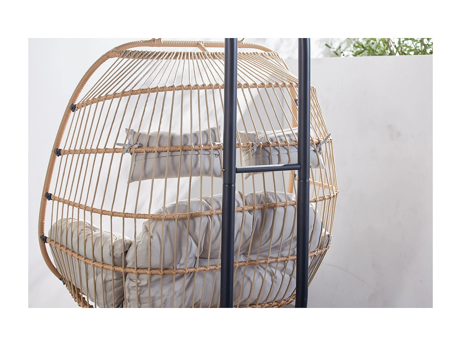 2-Sitzer Hängesessel mit Rattaneffekt  FARO