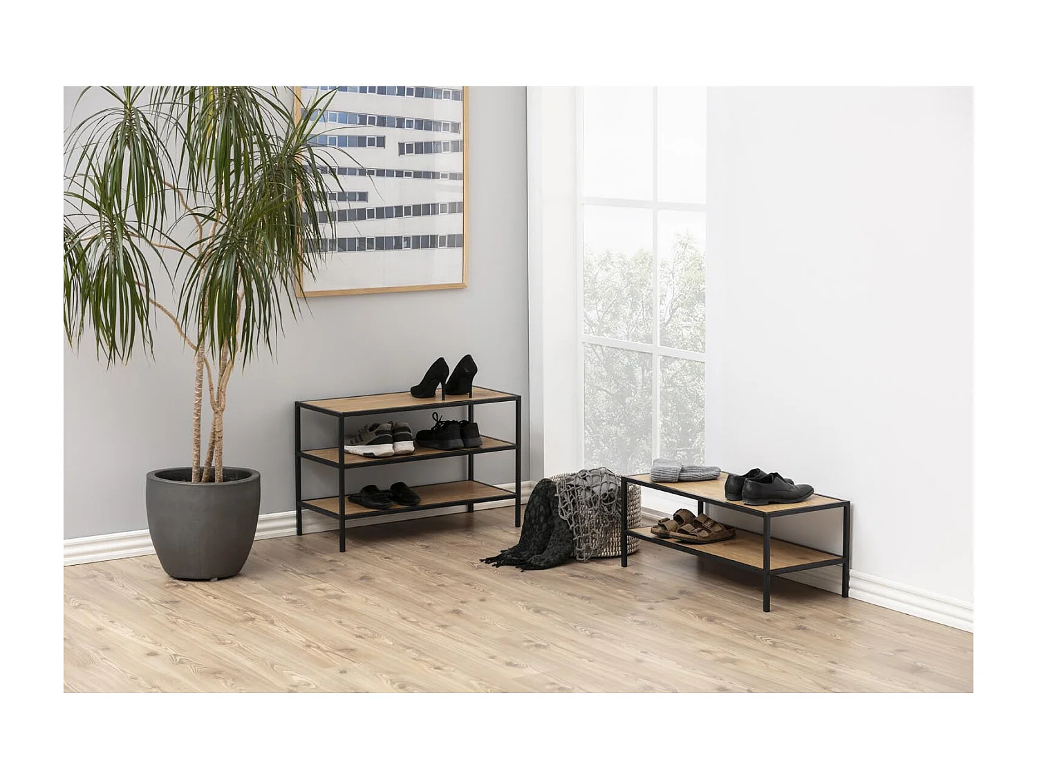 Meuble chaussures industriel FACTORY