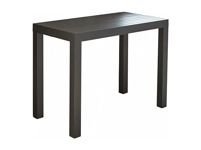 Console extensible et 6 chaises en aluminium OLHAO