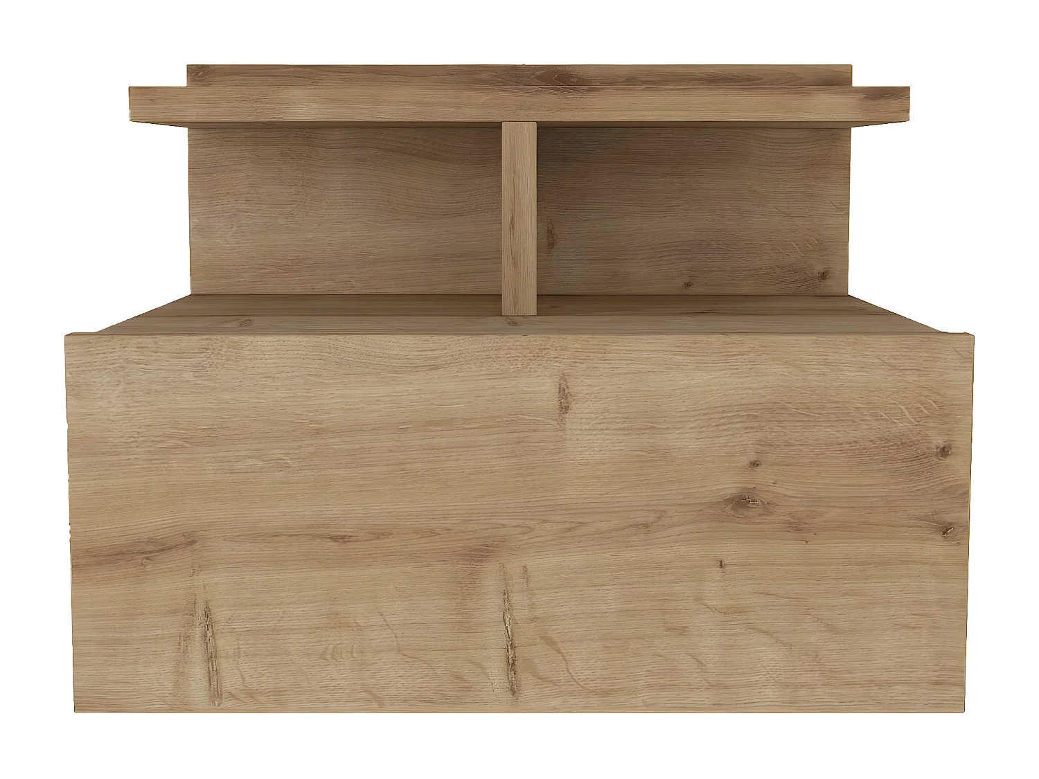 Table de chevet suspendue - 1 tiroir - Coloris : Naturel - AZELNO