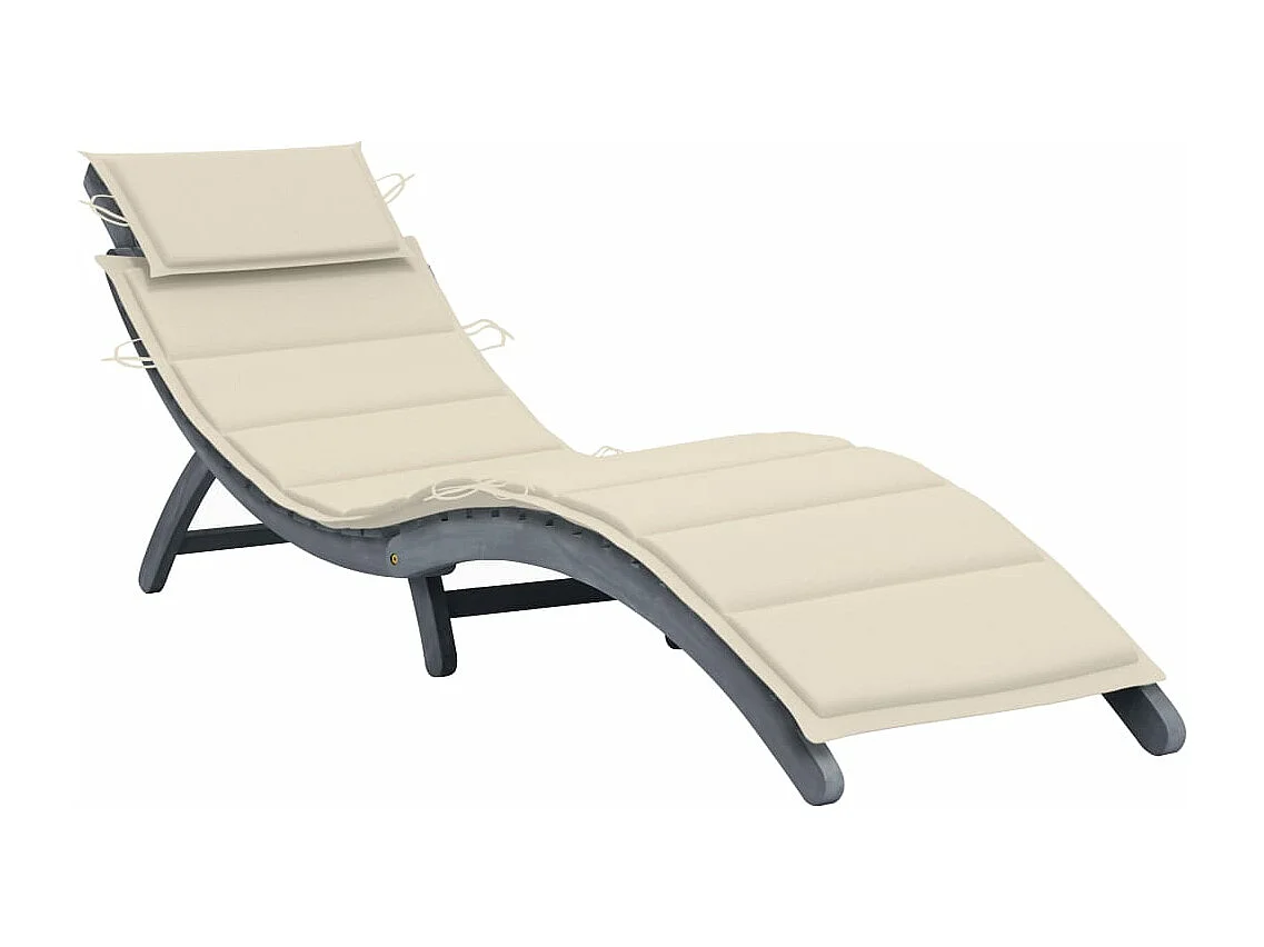 Transat chaise longue bain bois marron 190 x 60 x 51 cm 02_0012468
