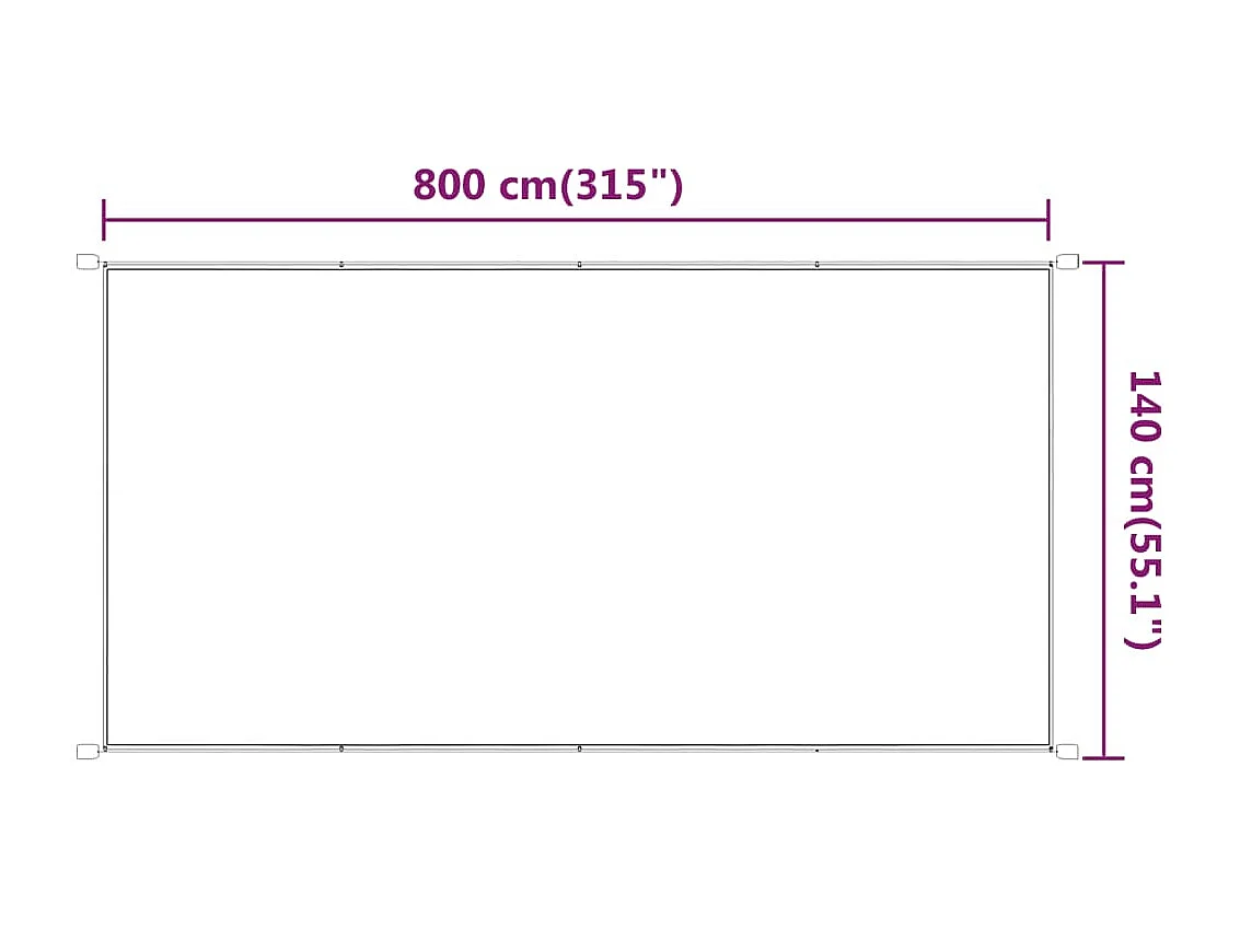 Toldo vertical 140 x 800 cm tela oxford beige 02_0007530