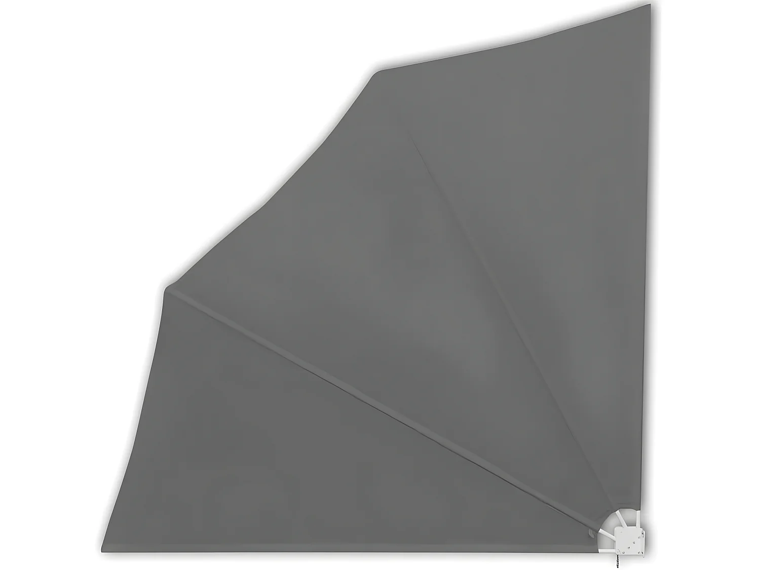 Tela de toldo retrátil tela de privacidade lateral para pátio jardim terraço varanda tela de proteção visual 140 x 140 cm cinza 02_0007058