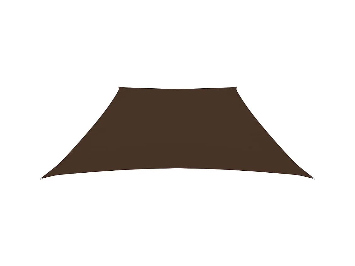 Voile toile d'ombrage parasol tissu marron 200 x 400 x 300 cm 02_0009752