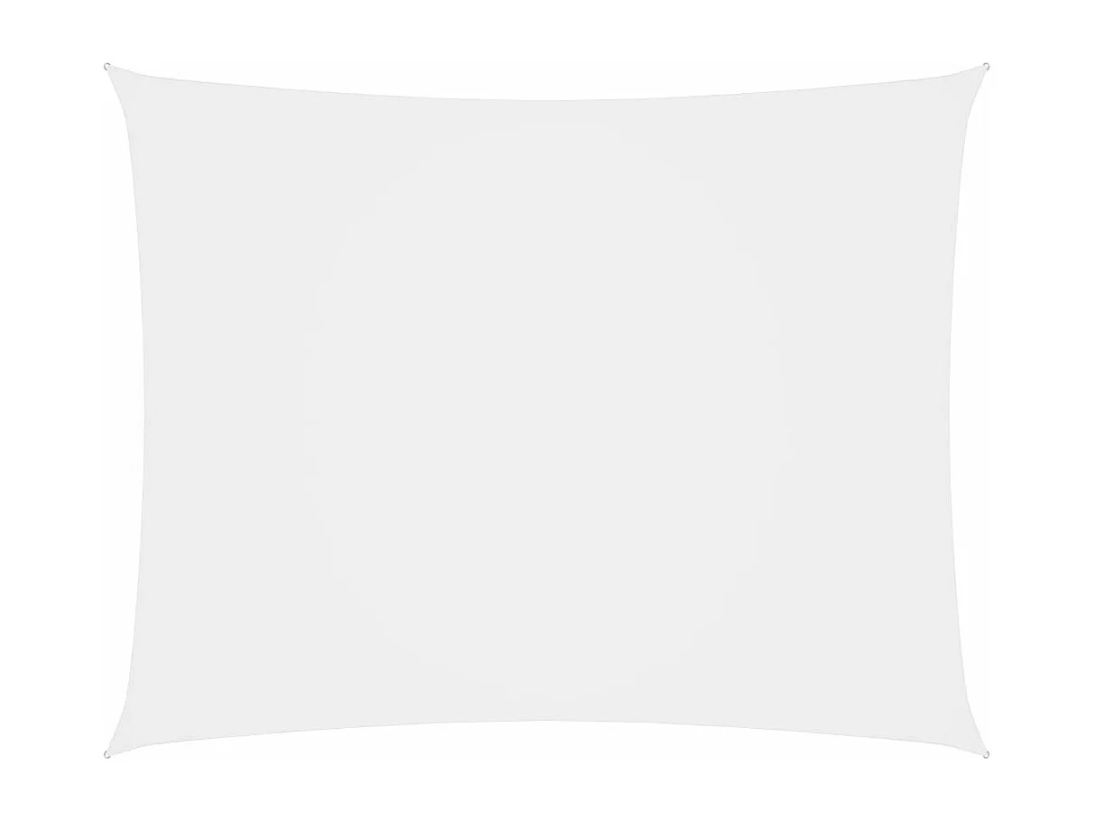 Vela parasole in tessuto oxford rettangolare 3 x 4 m bianco 02_0009663
