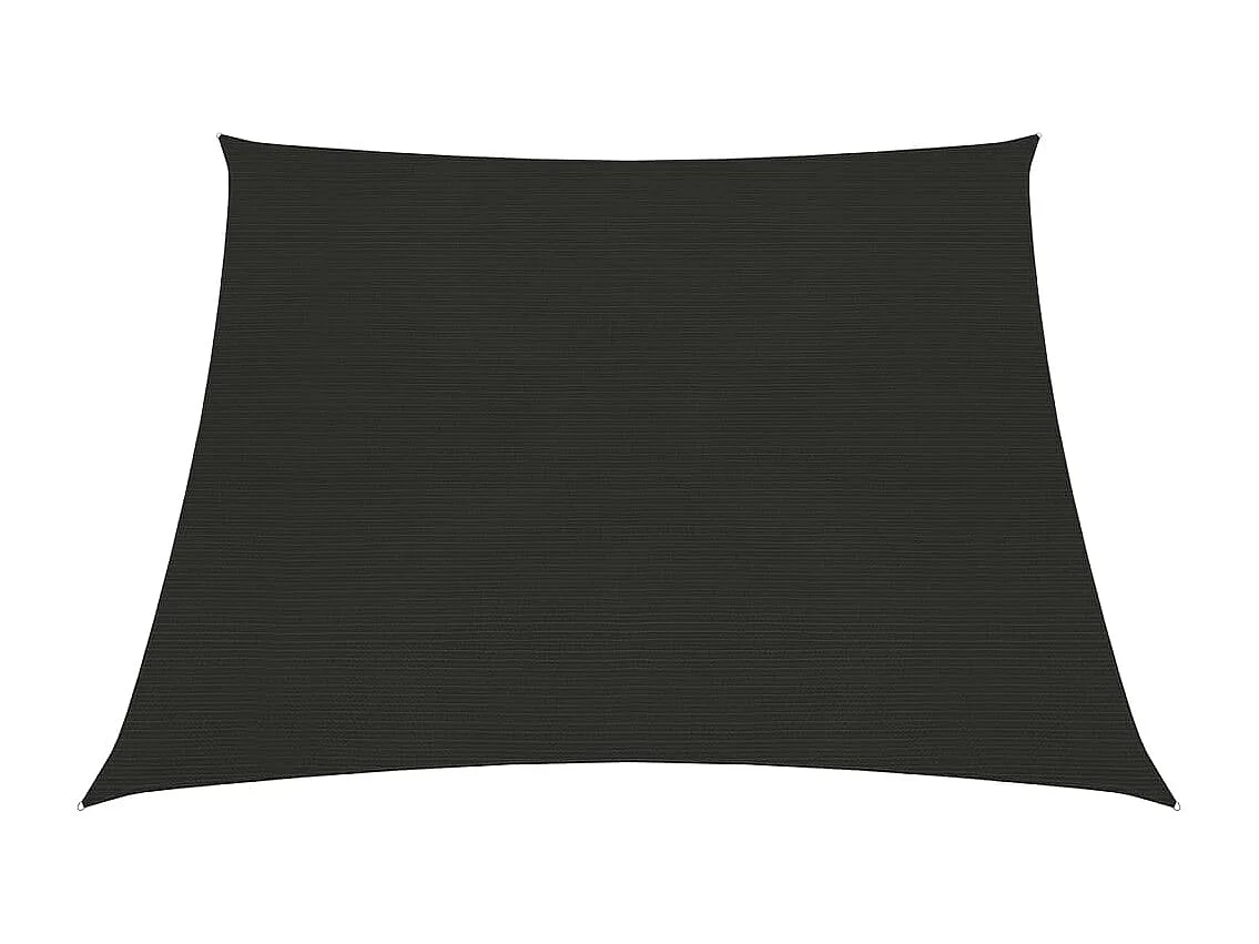 Voile toile d'ombrage parasol noire 400 x 500 x 300 cm 02_0009209