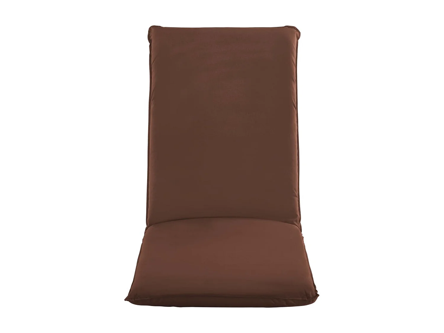 Espreguiçadeira espreguiçadeira para banhos de sol cama de jardim terraço mobiliário de exterior dobrável tecido oxford marrom 02_0012889