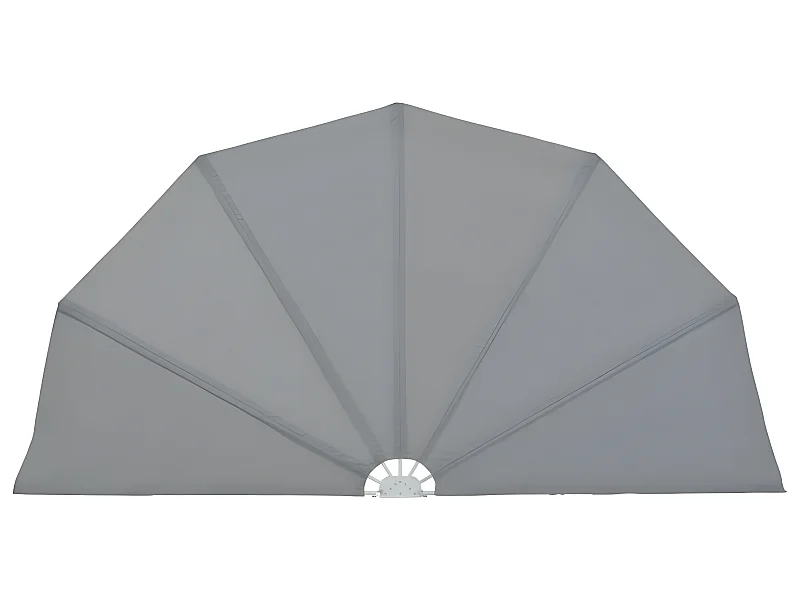 Tela de toldo retrátil tela de privacidade lateral para pátio jardim terraço varanda tela de proteção visual 160 cm cinza 02_0007070