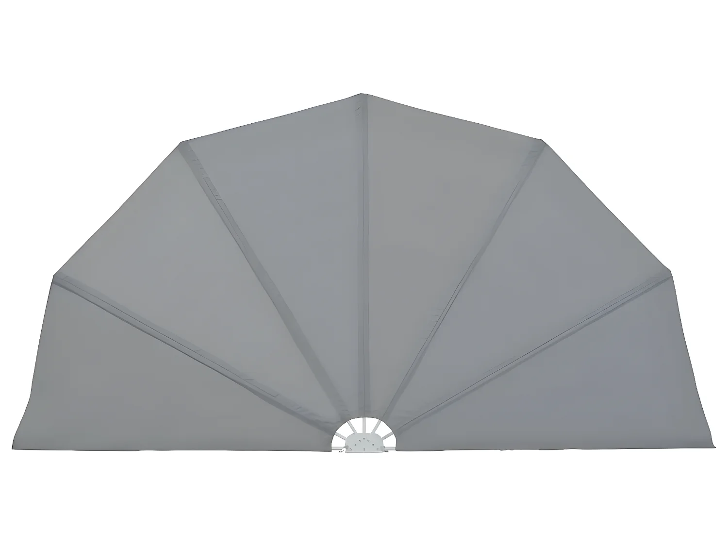 Auvent paravent store brise-vue grise 160 x 160 x 160 cm 02_0007070