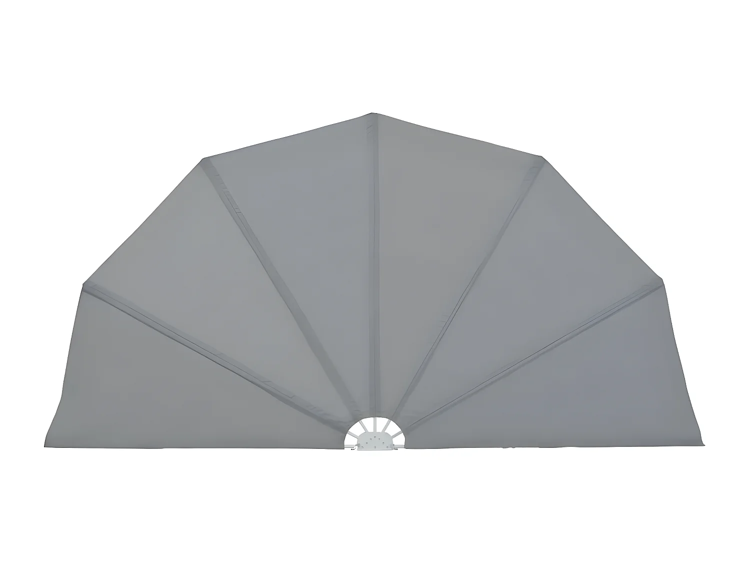 Auvent paravent store brise-vue grise 160 x 160 x 160 cm 02_0007070