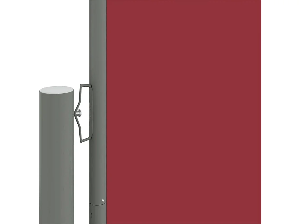 Tela de toldo cortina de privacidade lateral retrátil para pátio jardim terraço varanda tela de proteção visual 200 x 1200 cm vermelho 02_0007471