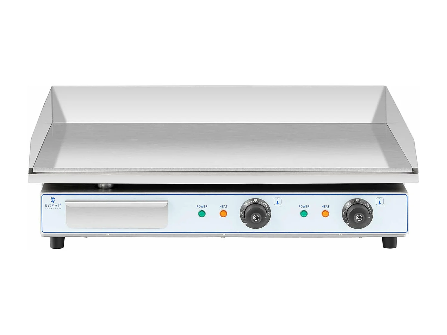 Plancha électrique professionnelle en argenté 73 x 47 x 25 cm 14_0004069