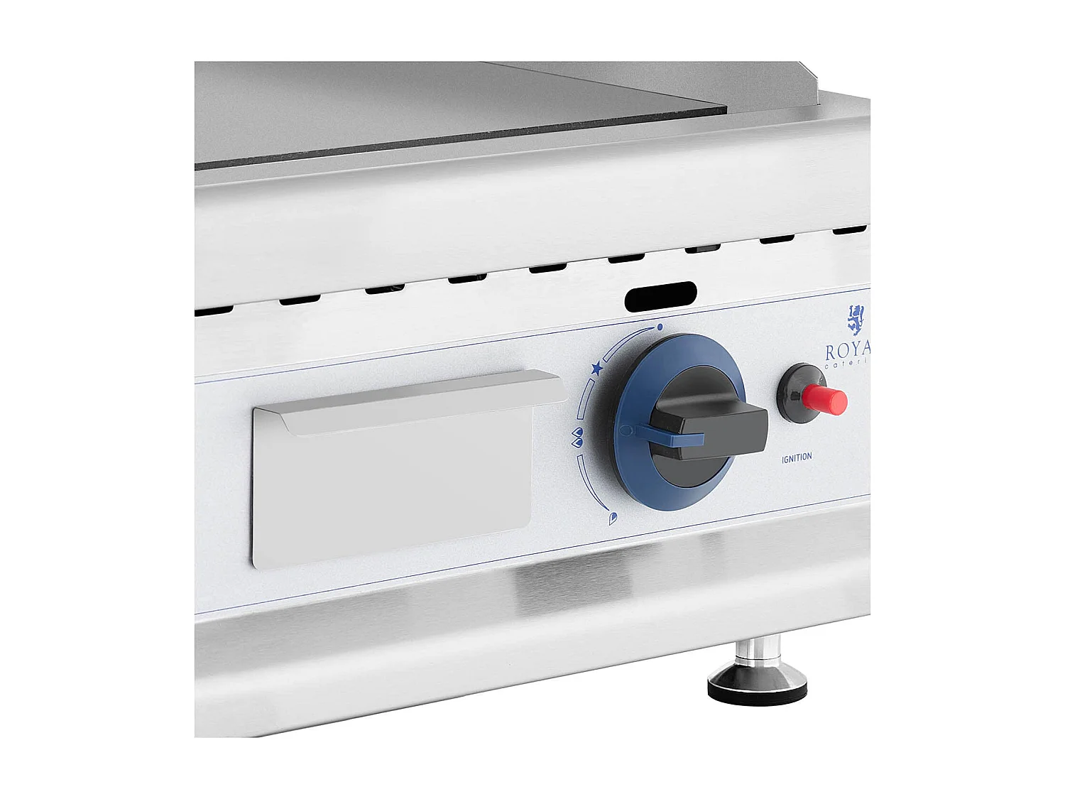 Barbecue a gas professionale da interno da posizionare 40 cm (3100 watt 35 x 40 cm attacco 13 mm acciaio inox) 14_0004034