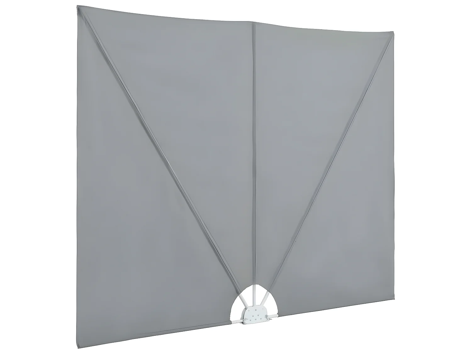 Toldo pantalla toldo retráctil lateral pantalla de privacidad para patio jardín terraza balcón pantalla de protección visual 240 x 160 cm gris 02_0007072