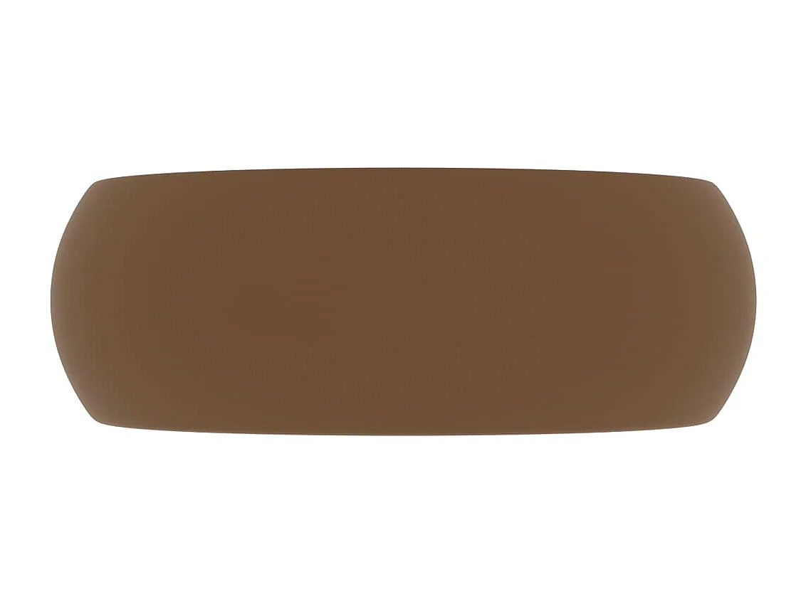 Lavabo rond de luxe crème 40 x 40 x 15 cm 02_0002749