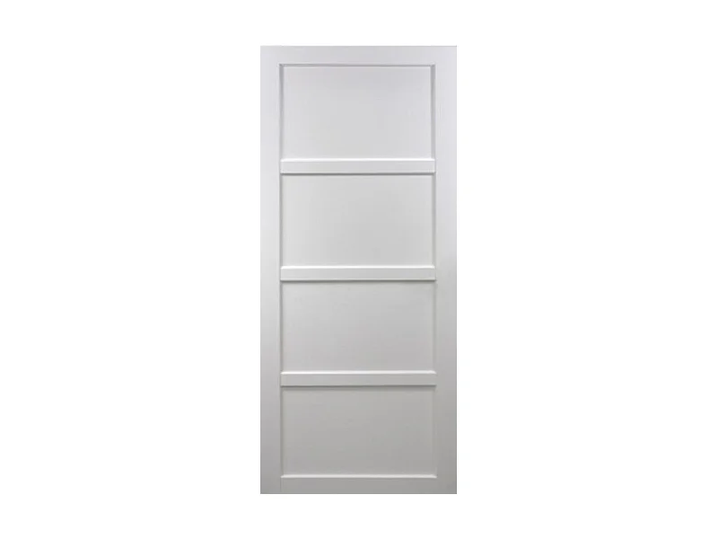 Porte Coulissante Tamera Blanc 4 Panneaux H204 X L93 Gd Menuiseries