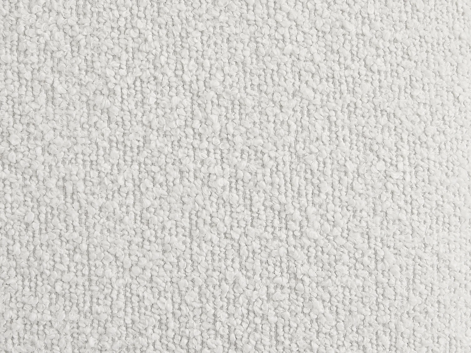 Ecksofa - Ecke rechts - Bouclé-Stoff - Elfenbeinweiß - LERICI von Pascal Morabito