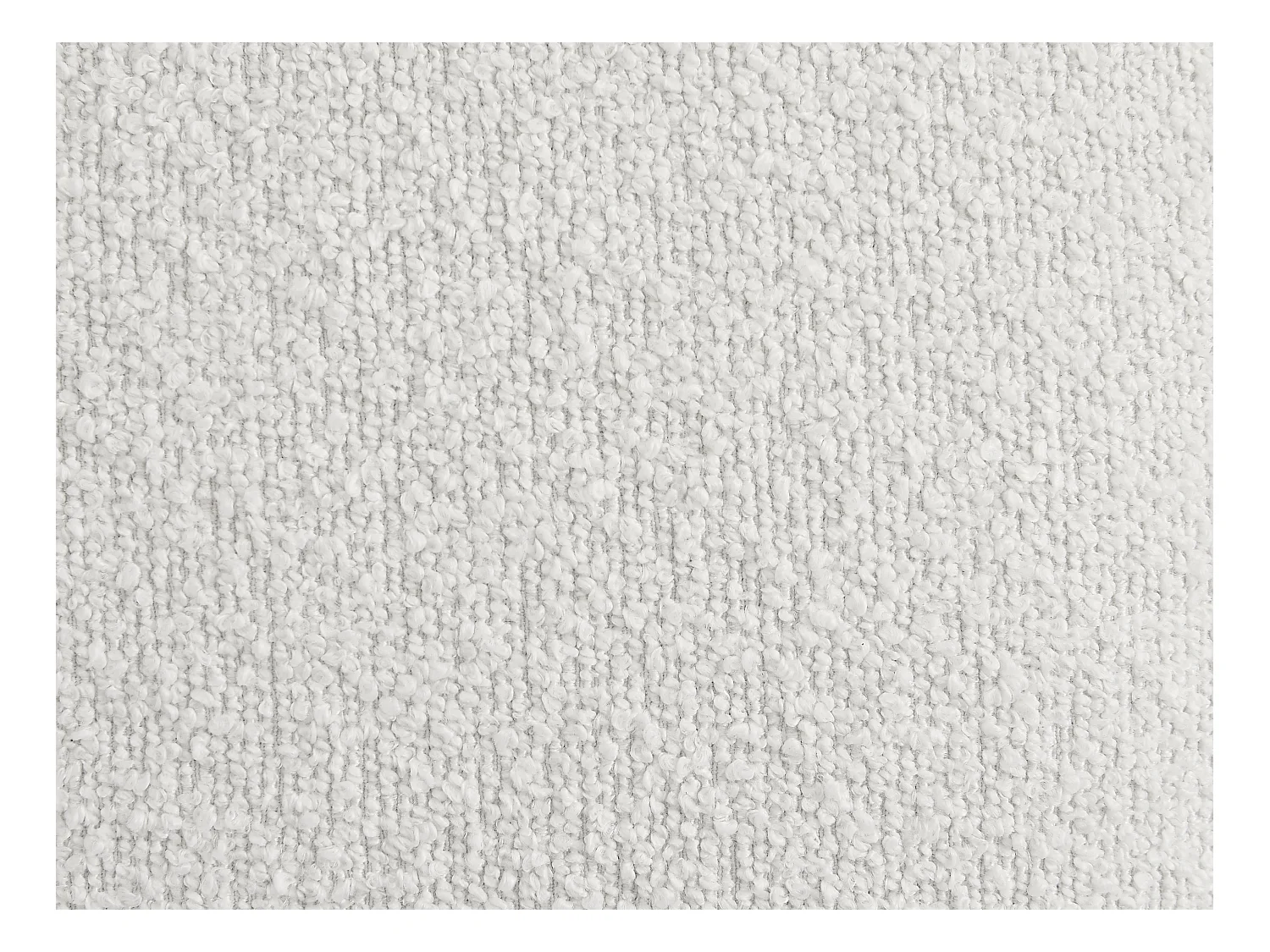 Ecksofa - Ecke links - Bouclé-Stoff - Elfenbeinweiß - LERICI von Pascal Morabito