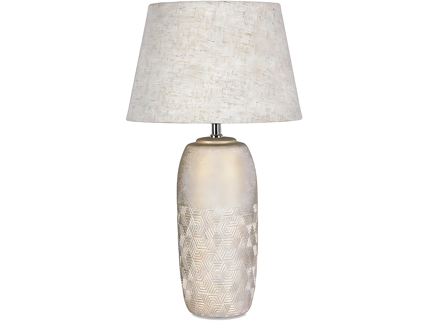 Lámpara de mesa ceramica 30*54 champagne tulipa beige molly