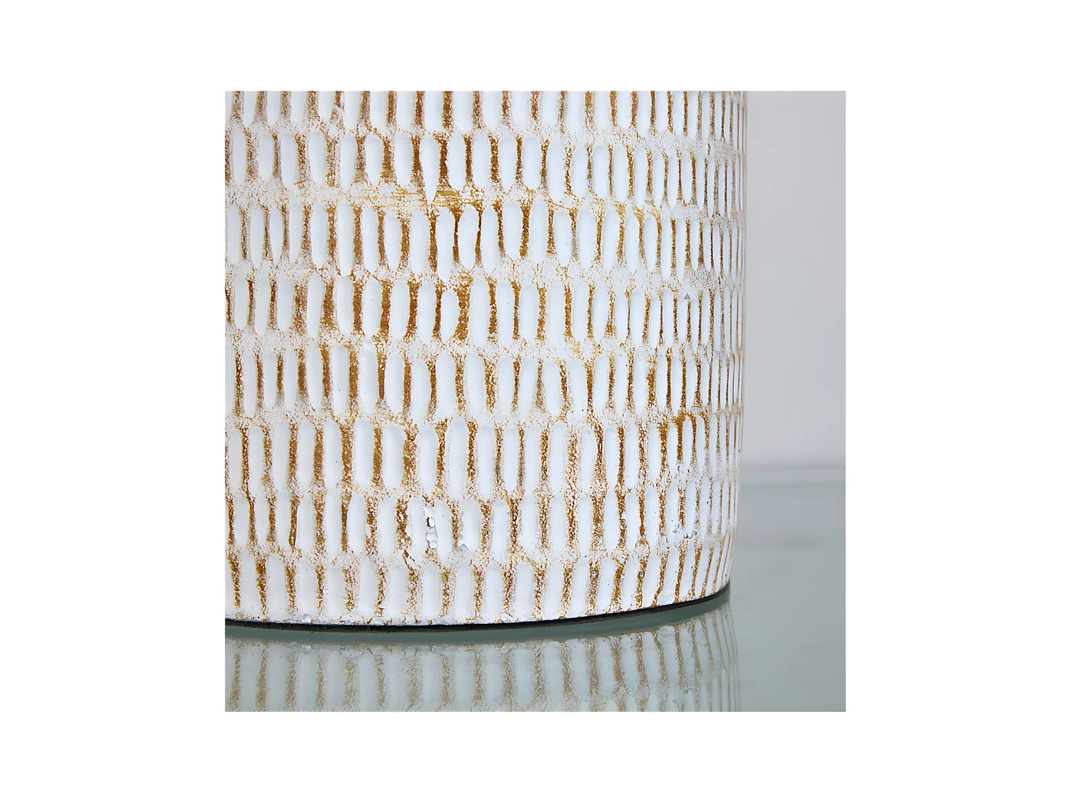 Lámpara de mesa 28*44.5 ceramica beige tulipa beige arezzo