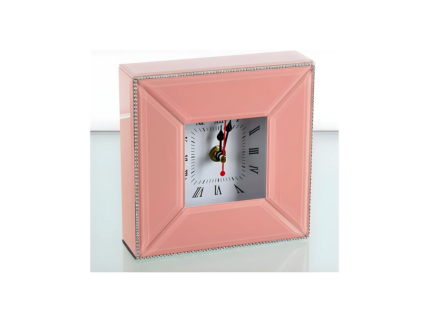 Reloj 15*15 rosa brillantes exterior neil