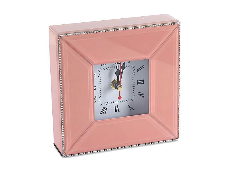 Reloj 15*15 rosa brillantes exterior neil
