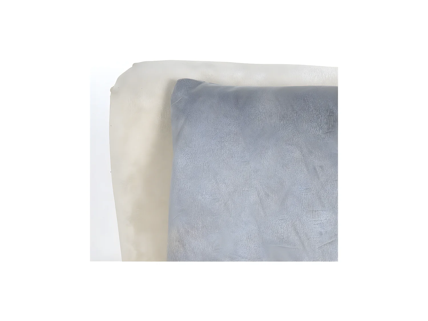 Cojin 53*33 gris tiras espejos con relleno 380 gr yvette