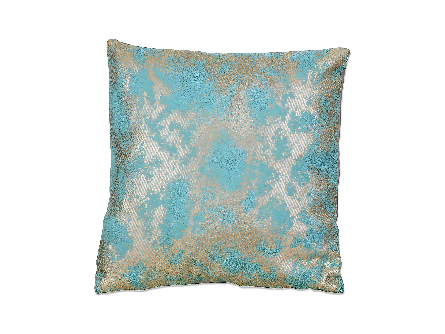 Cojin 43*43 azul claro y plata serpiente 380 gr patri