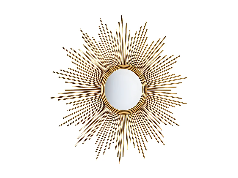 Espejo rayos dorado de metal 81*89cm asia