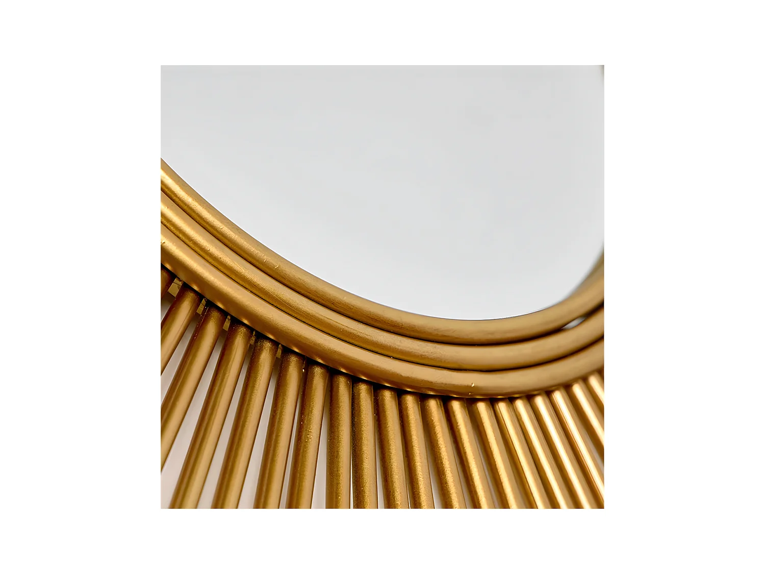 Espejo rayos dorado de metal 81*89cm asia