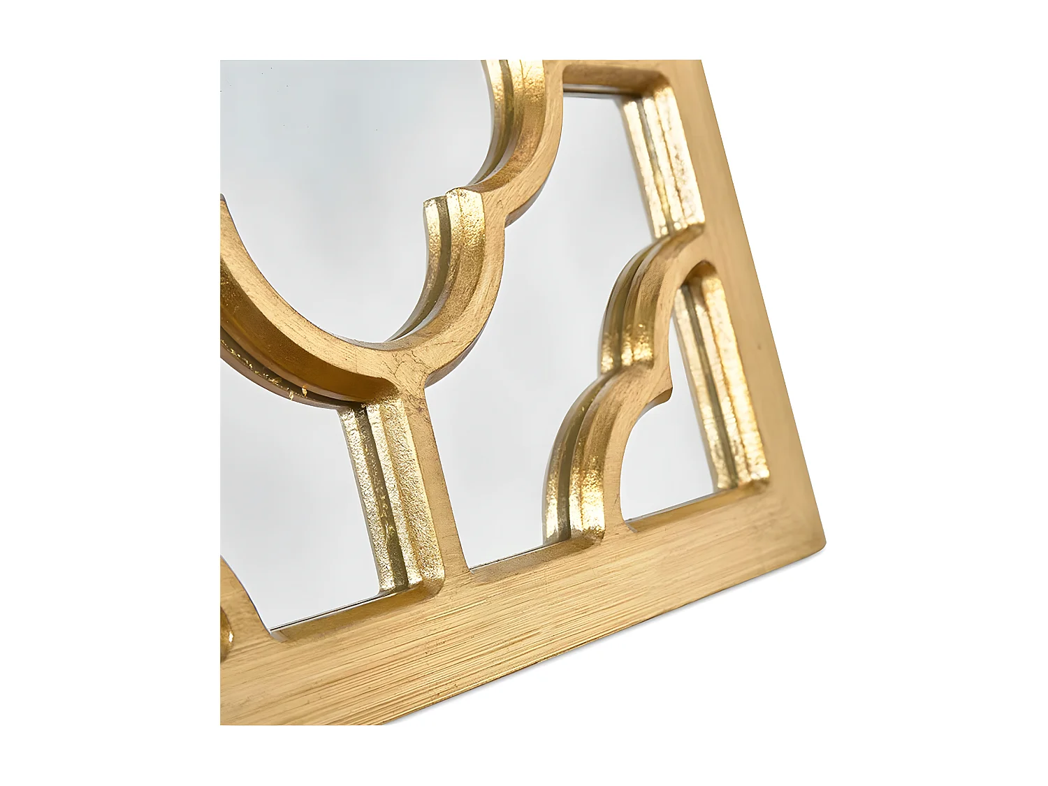 Espejo 48*118*2.7 cenefa interior rombos dorado valentine