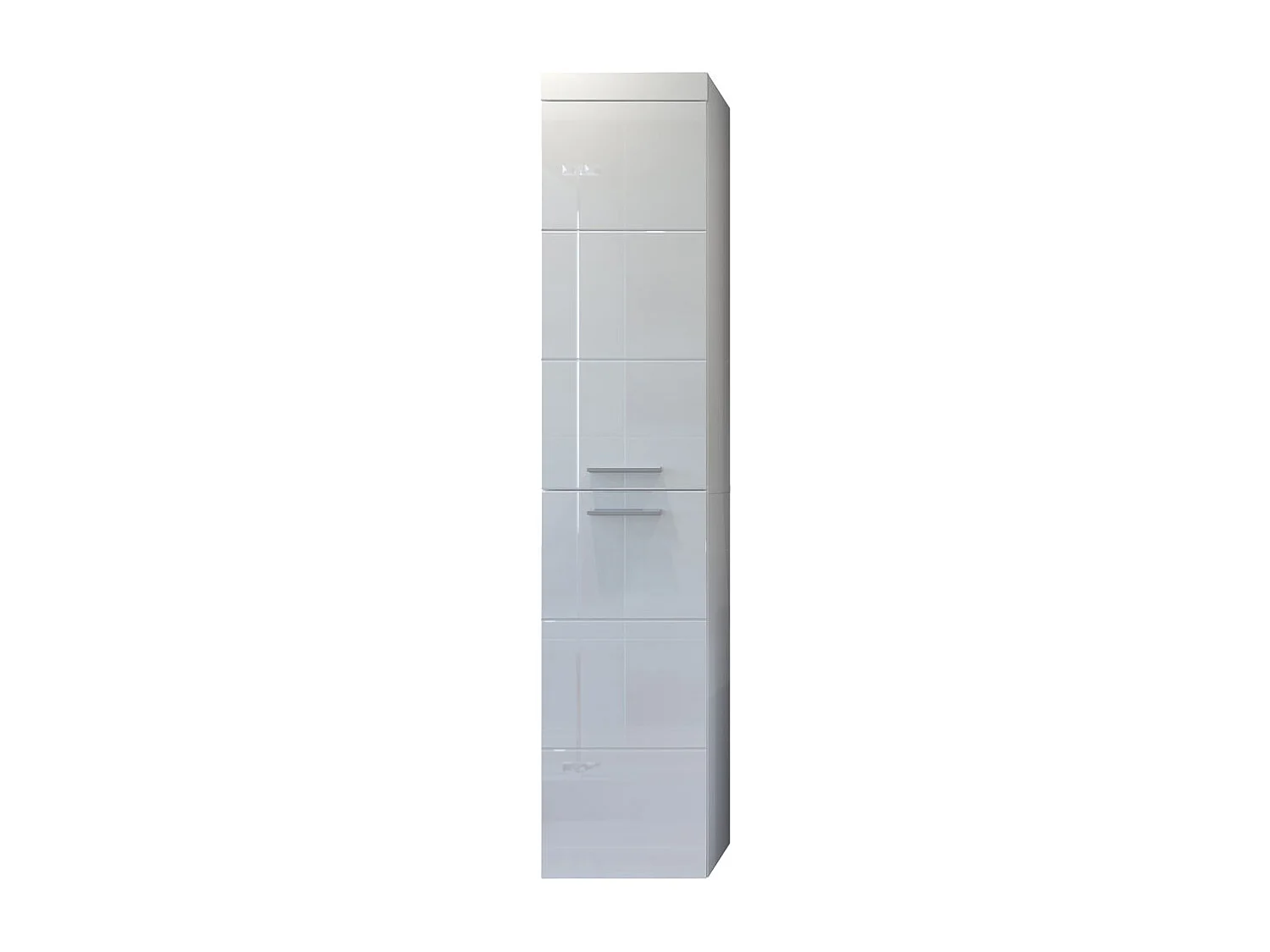 Divone glanzend witte badkamerwandkolom 35 cm