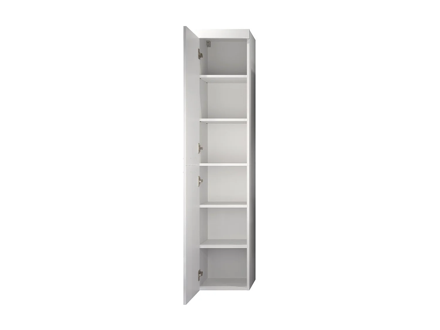 Divone glanzend witte badkamerwandkolom 35 cm