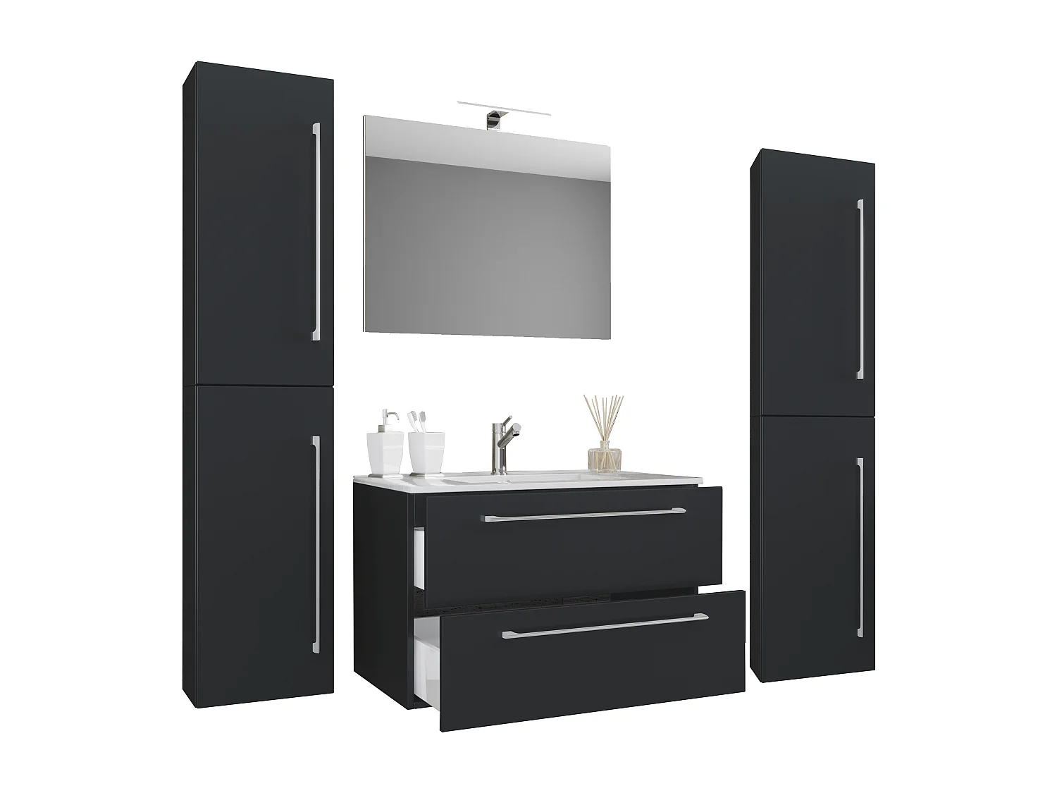 Gruppo lavabo 5 pezzi Lavabo Badinos SP