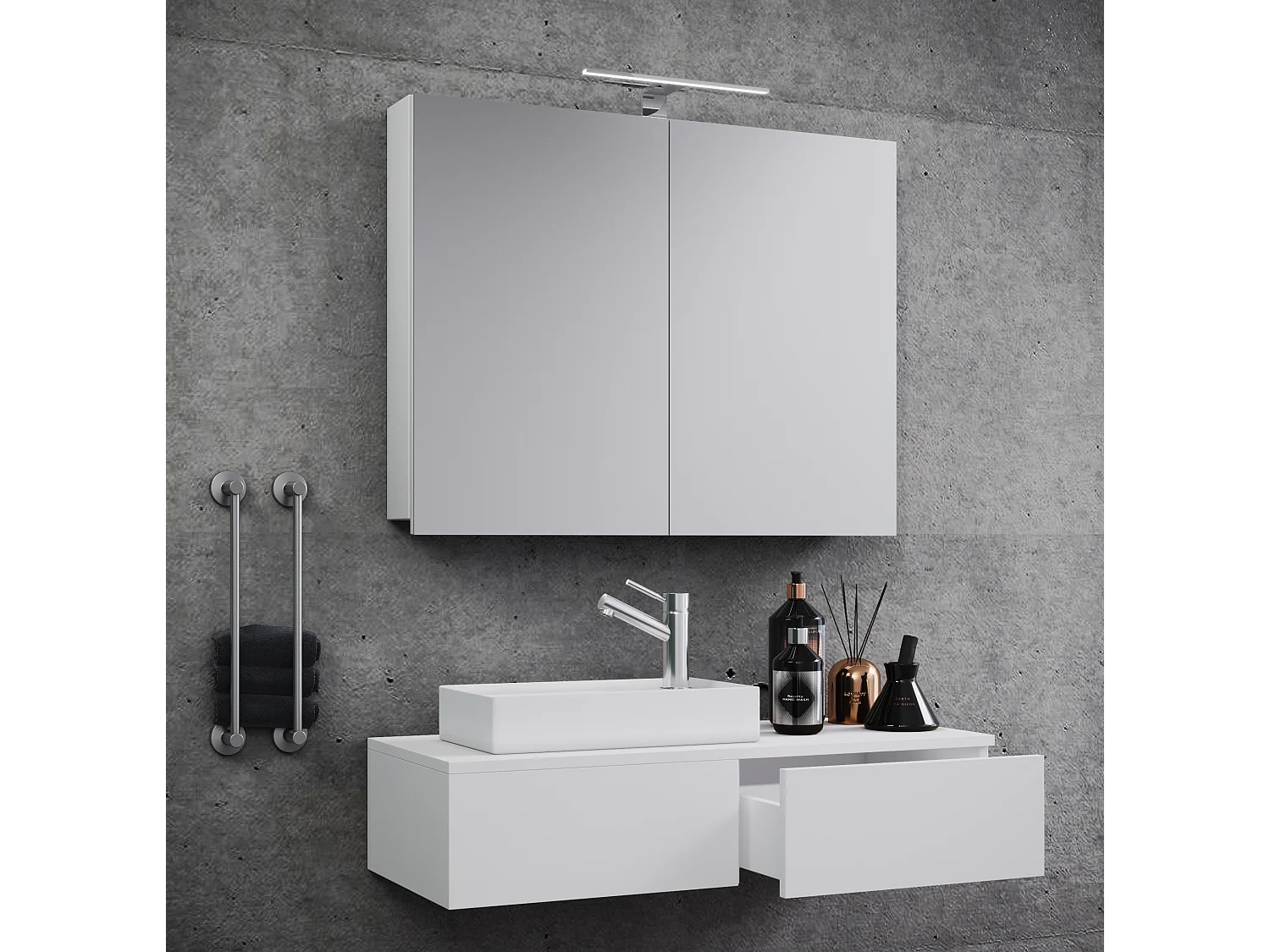 3 pz Lavatoio Lavabo Gudas Cabinet