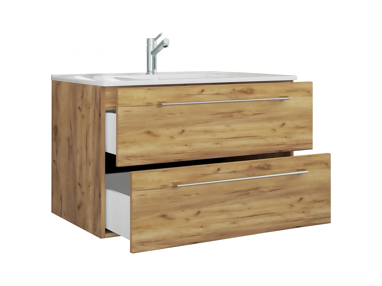 2-tlg. Waschplatz Waschtisch Badinos 2 Schublade