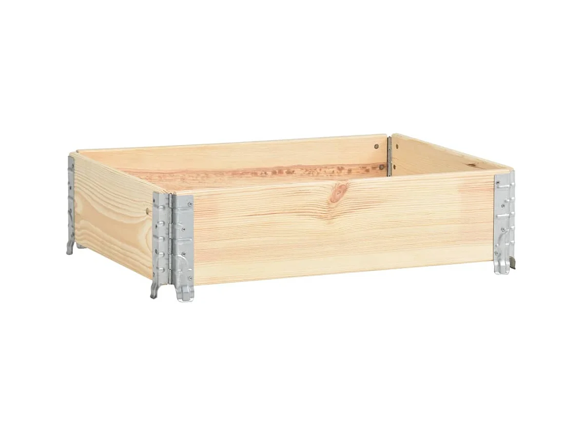 Jardinière surélevée 60 x bois marron 60 x 80 x 19 cm 02_0000850