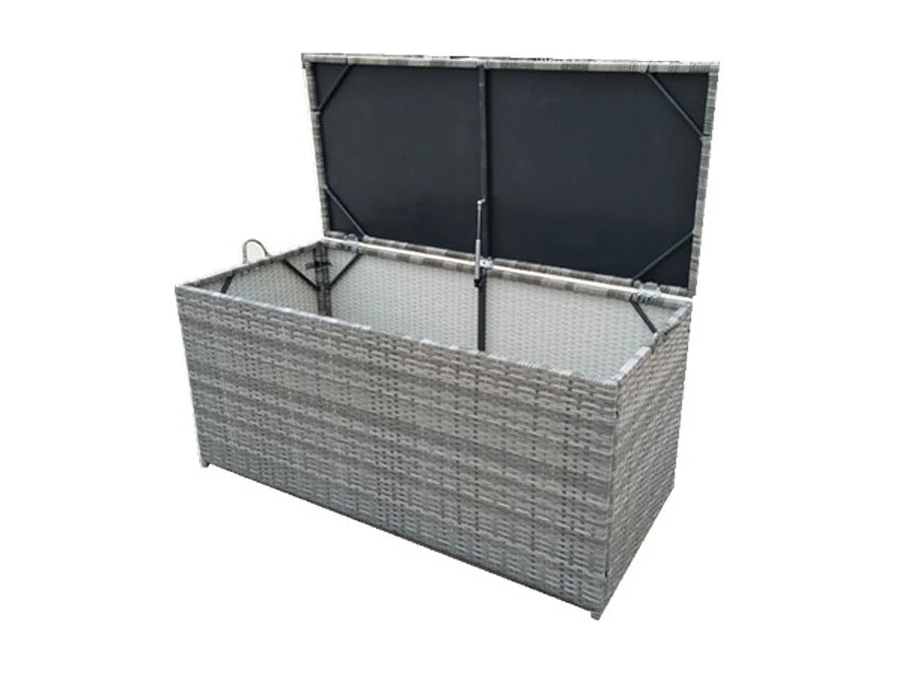 Coffre de Jardin "London" 130cm Gris