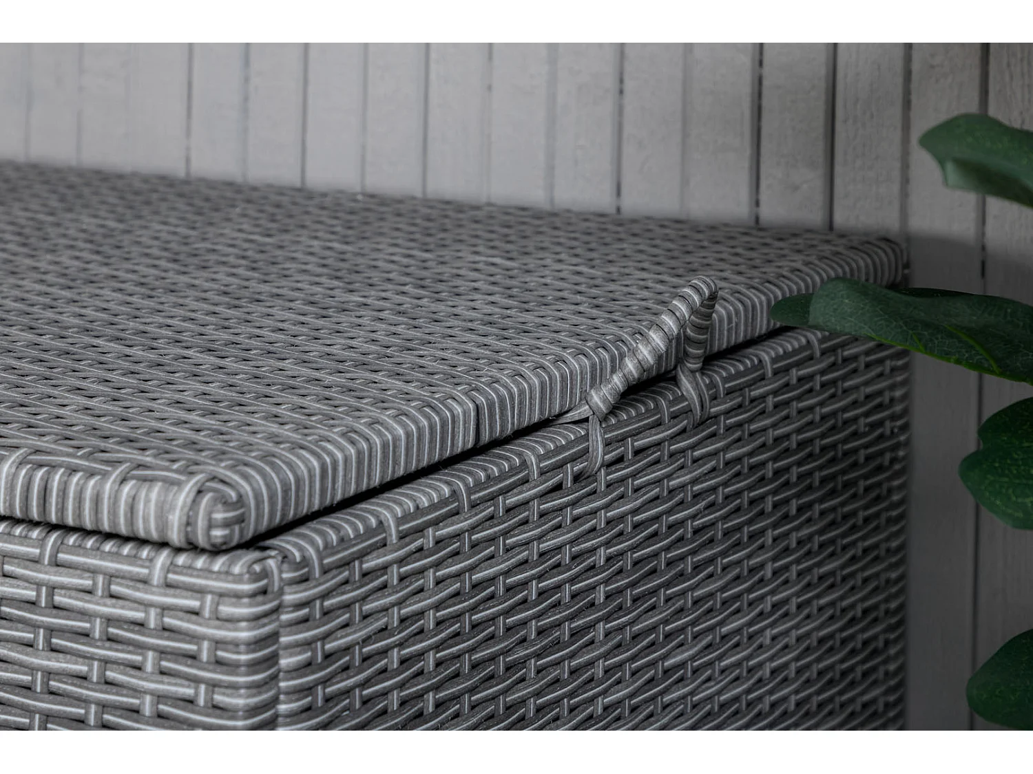 Coffre de Jardin "London" 130cm Gris