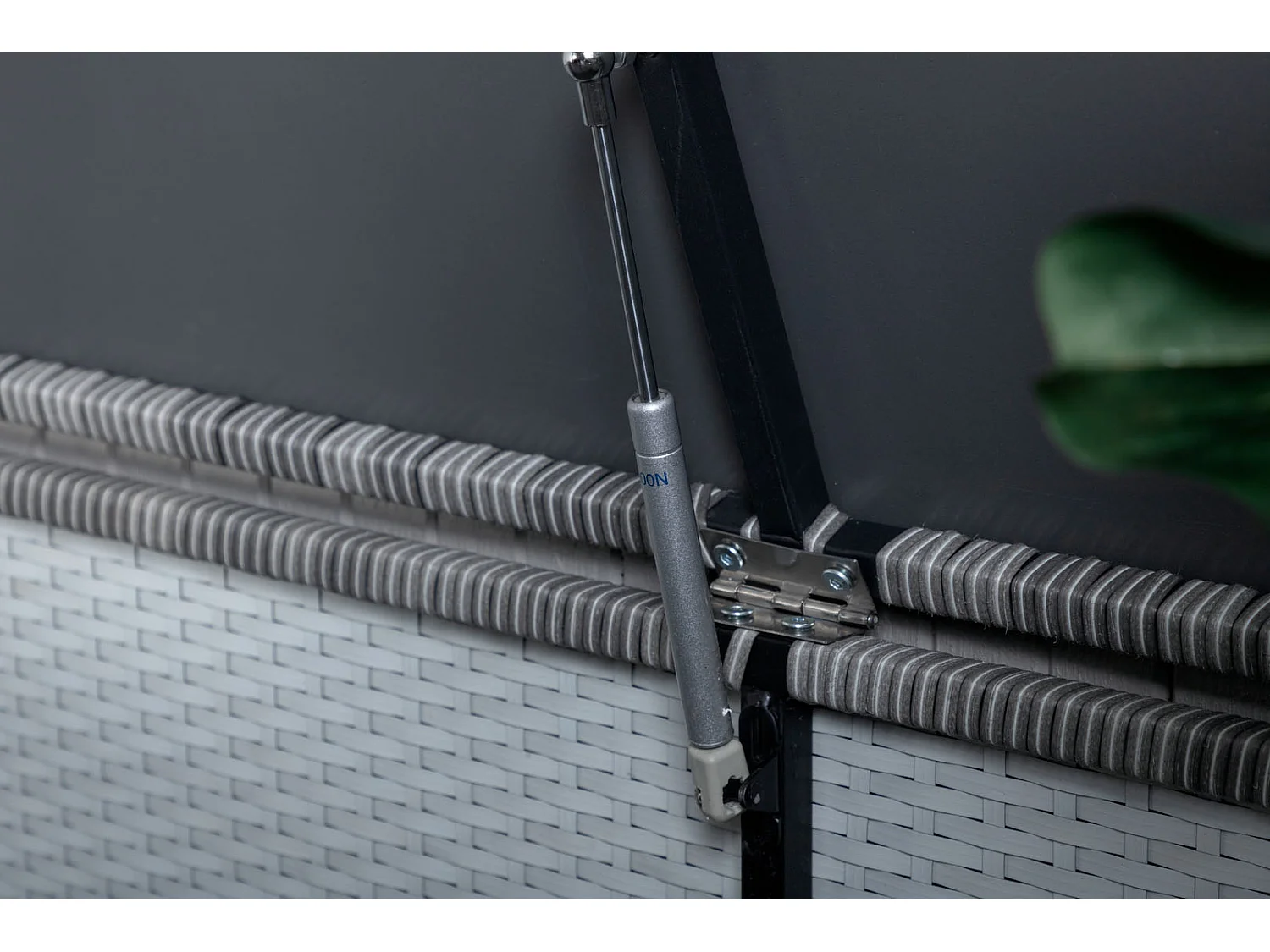 Coffre de Jardin "London" 130cm Gris