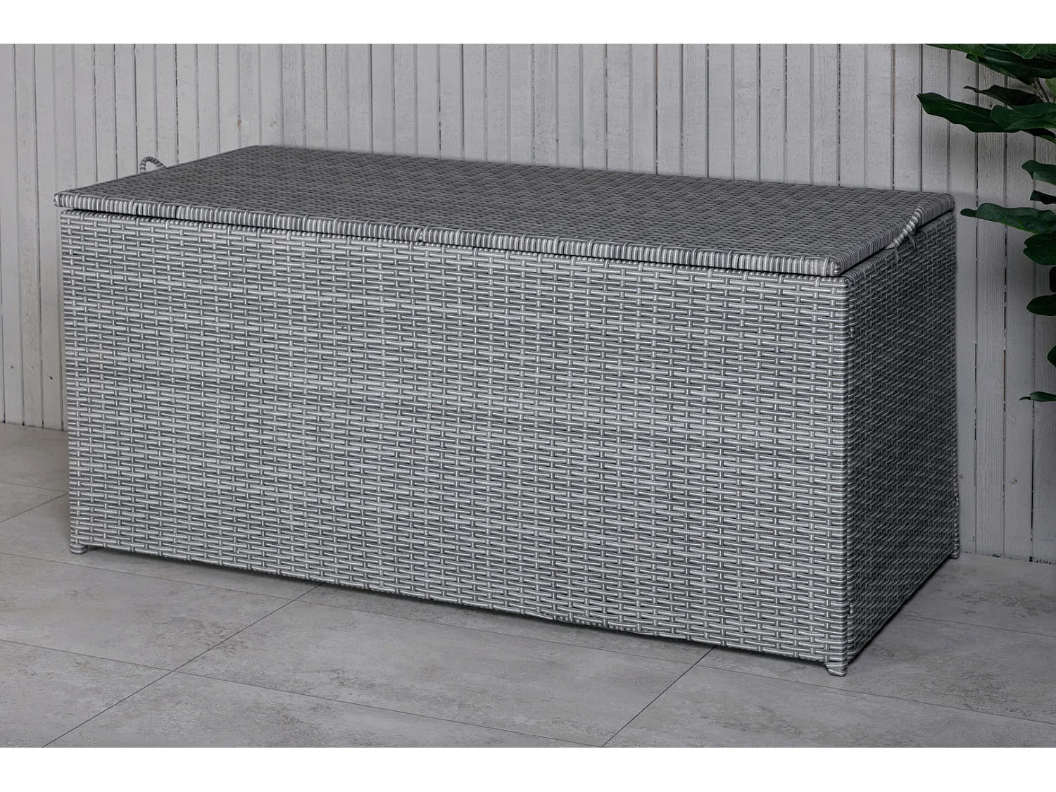 Coffre de Jardin "London" 130cm Gris