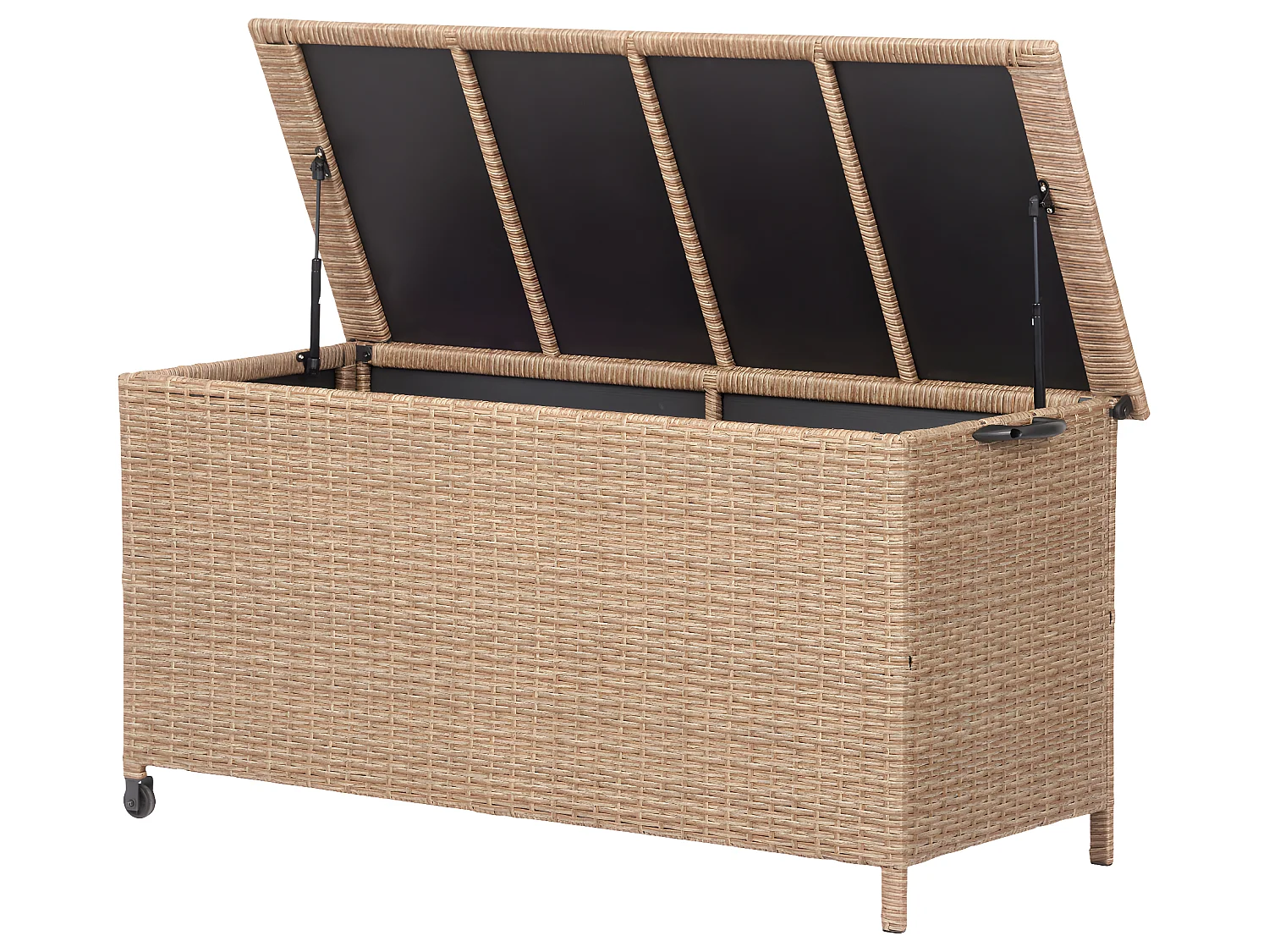 Victor Coffre à coussin à roulettes, teinte naturelle.