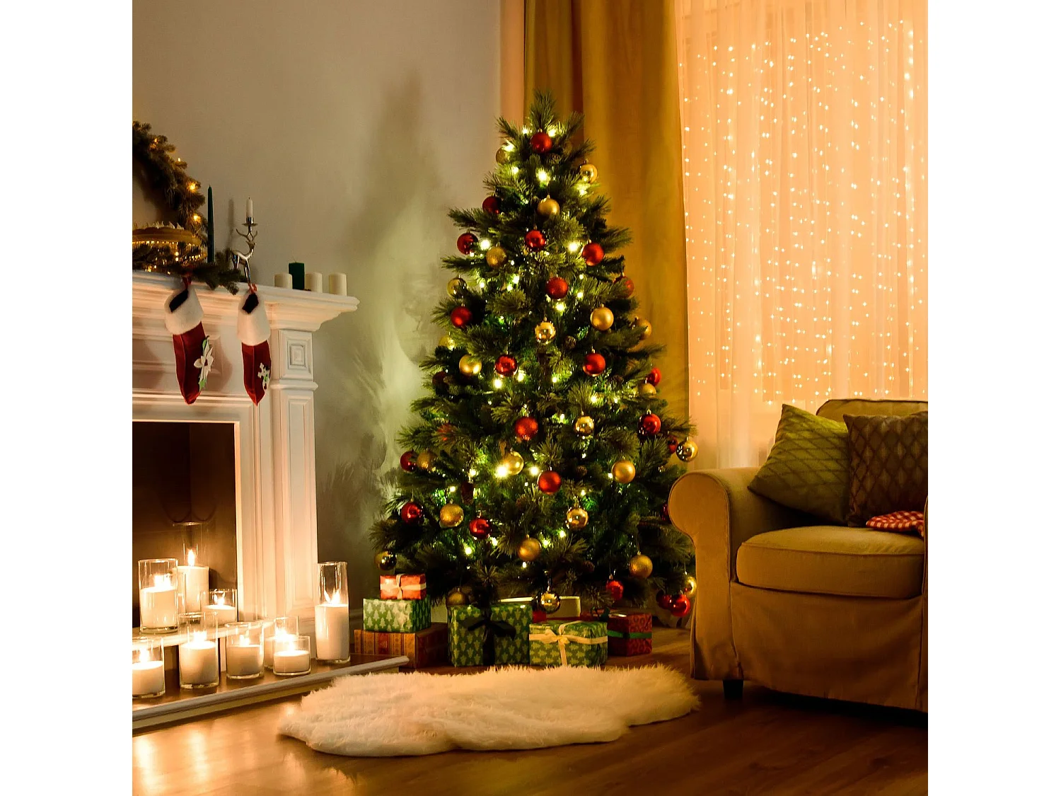 Sapin de Noël Otawa Vert Thinia Home