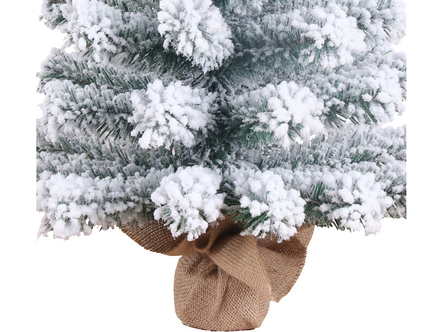 Árbol de Navidad Decorativo Mini Verde Nevado 60x38cm 7house