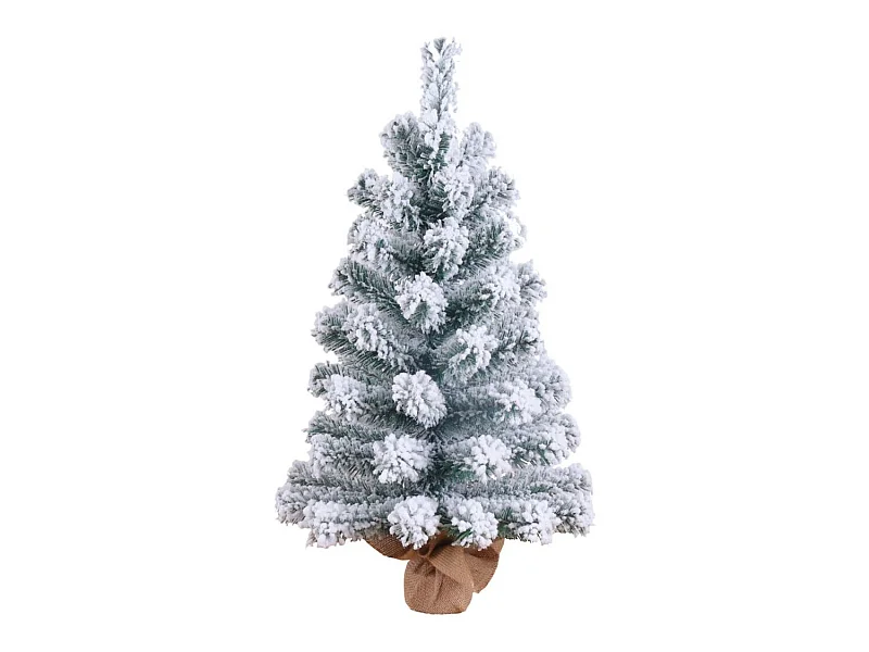 Árbol de Navidad Decorativo Mini Verde Nevado 60x38cm 7house