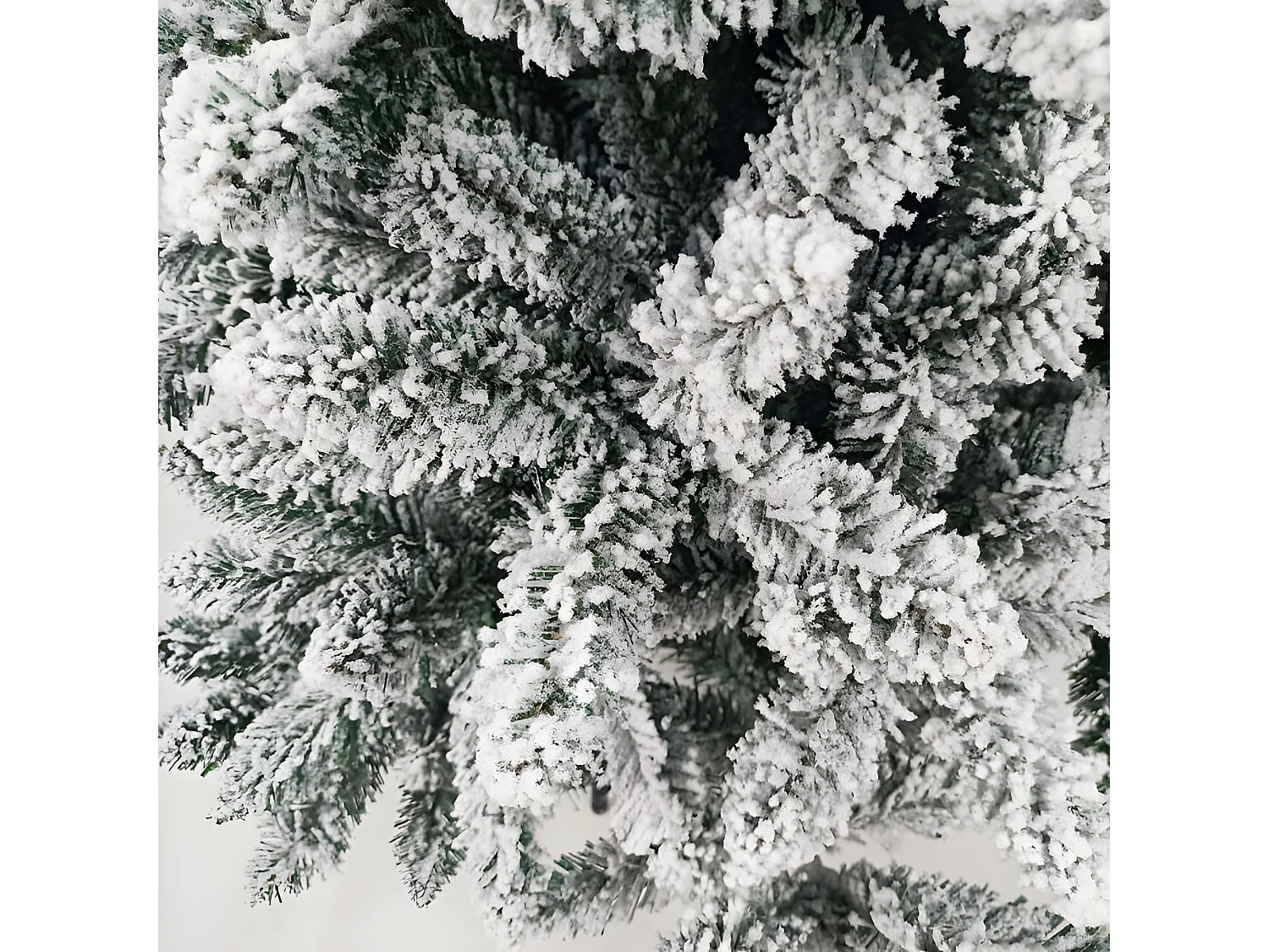 Albero di Natale Helsinki 150x80cm Bianco Neve Thinia Home